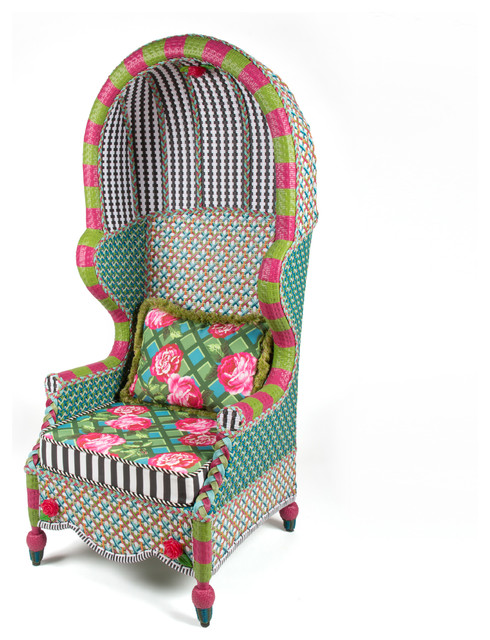 Greenhouse Outdoor Bonnet Chair Mackenzie Childs Eclectic Greenhouse Outdoor Bonnet Chair Mackenzie Childs Eclectic Lounge Chairs Other By