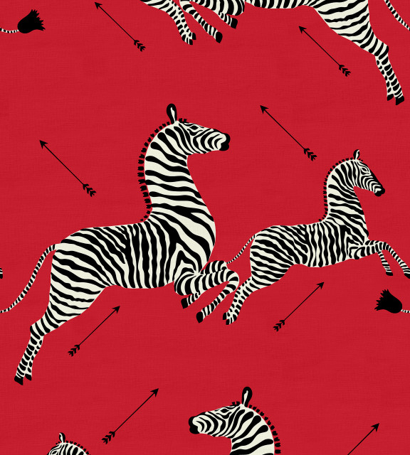 Zebras Outdoor Contemporary Upholstery Fabric by Scalamandre Houzz