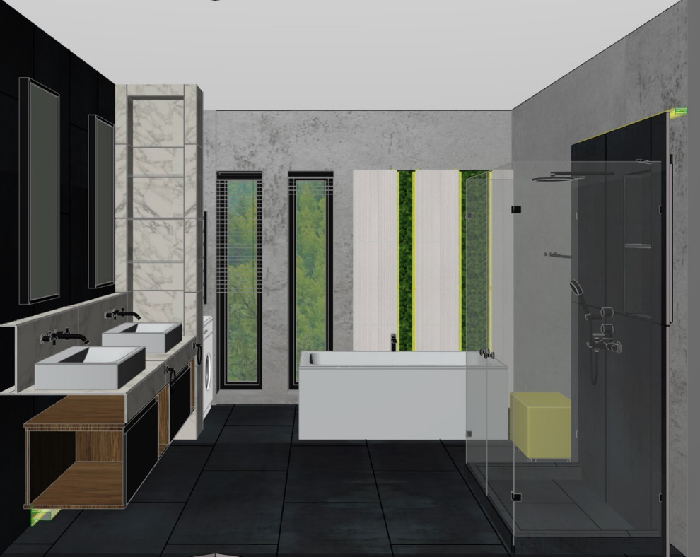 Одноэтажный дом 190 м2