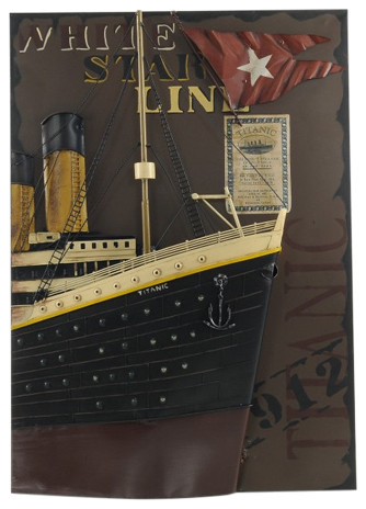 1912 RMS Titanic 3D Front Bow Painting