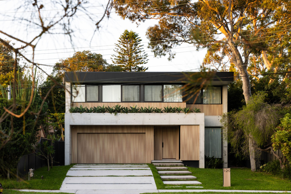 Contemporary exterior in Sydney.
