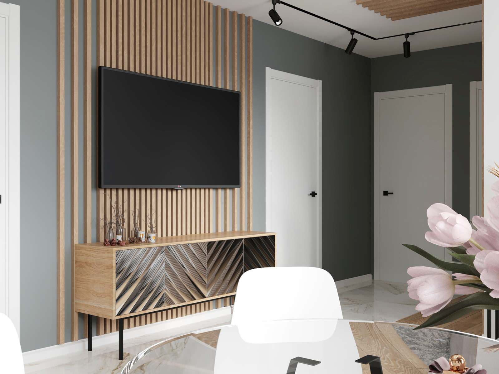 Дизайн проект интерьера квартиры г.Людиново