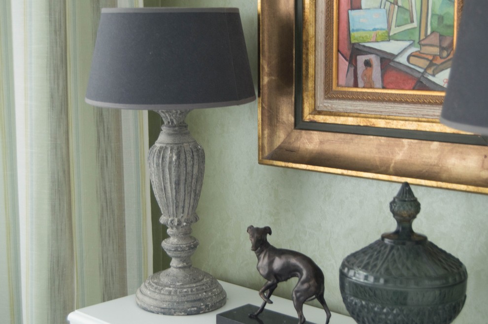 Кухня с камином