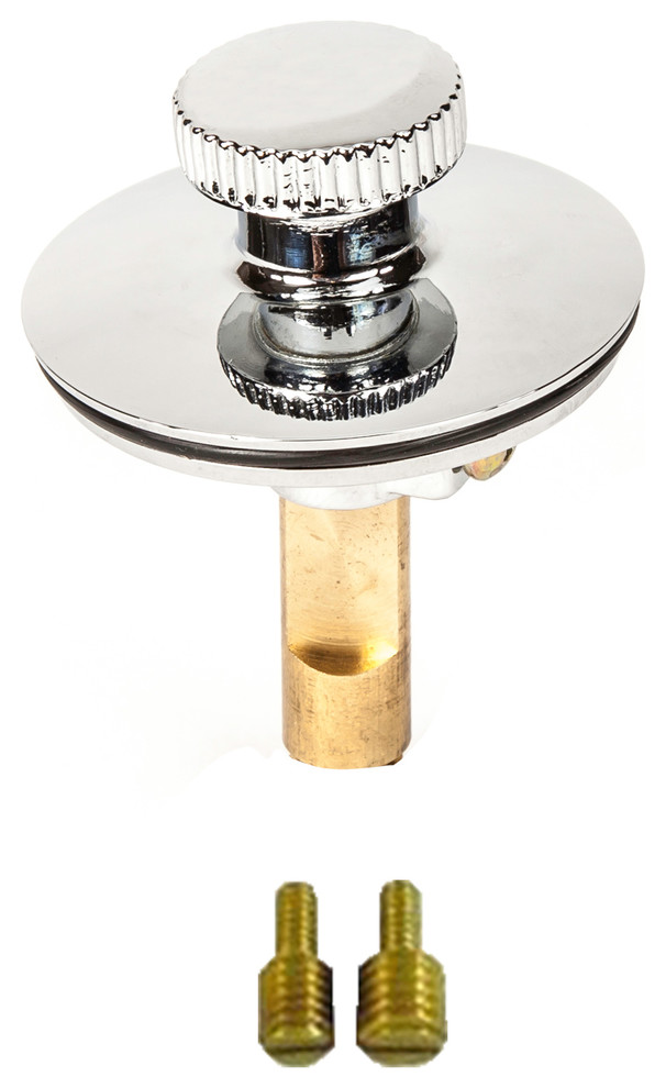 Lift n Turn Bathtub Drain Stopper With 3/8" & 5/16" Fittings Tub And
