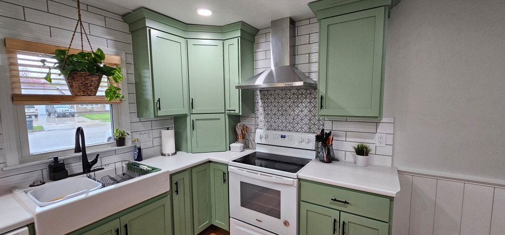 Custom Green Kitchen in Neenah