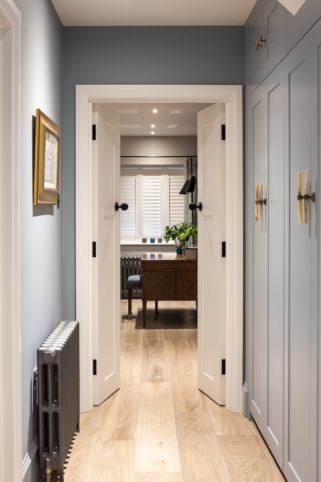Design ideas for a transitional hallway in Kent.