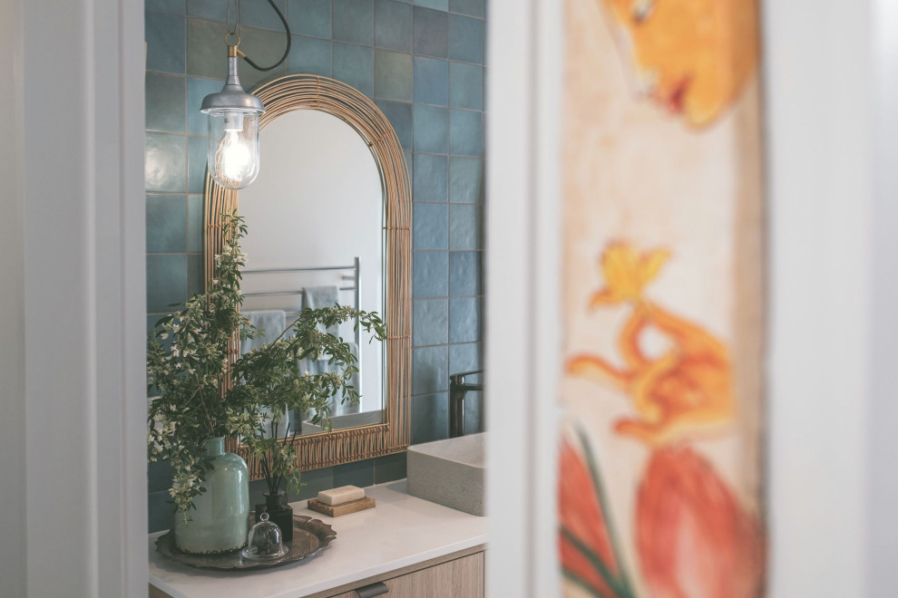 The Glen, Akaroa Beach Style Bathroom Christchurch by Quill Houzz