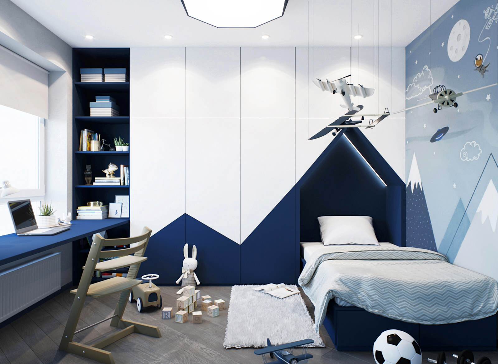 Проект квартиры 63,7кв.м. для молодой семьи