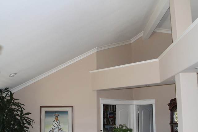 Moulding Installation Contemporary Bedroom San Diego By