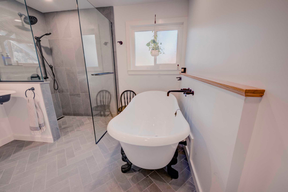Industrial Bathroom Remodel - Shelburne Falls, MA