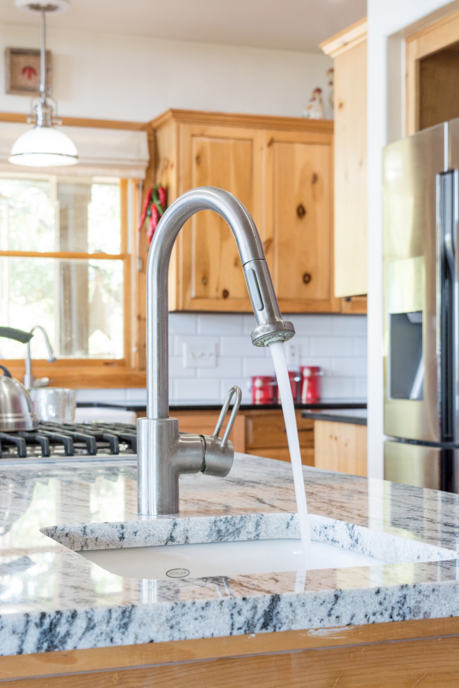 Example of a southwest kitchen design in Austin