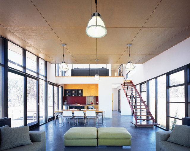 Alpine Residence contemporary-vardagsrum