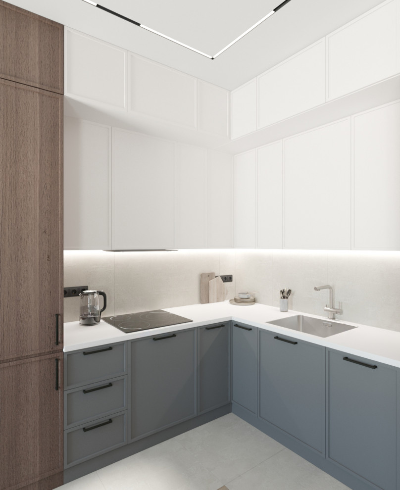 Стильная однушка 47 м² для девушки в ЖК Селигер Сити