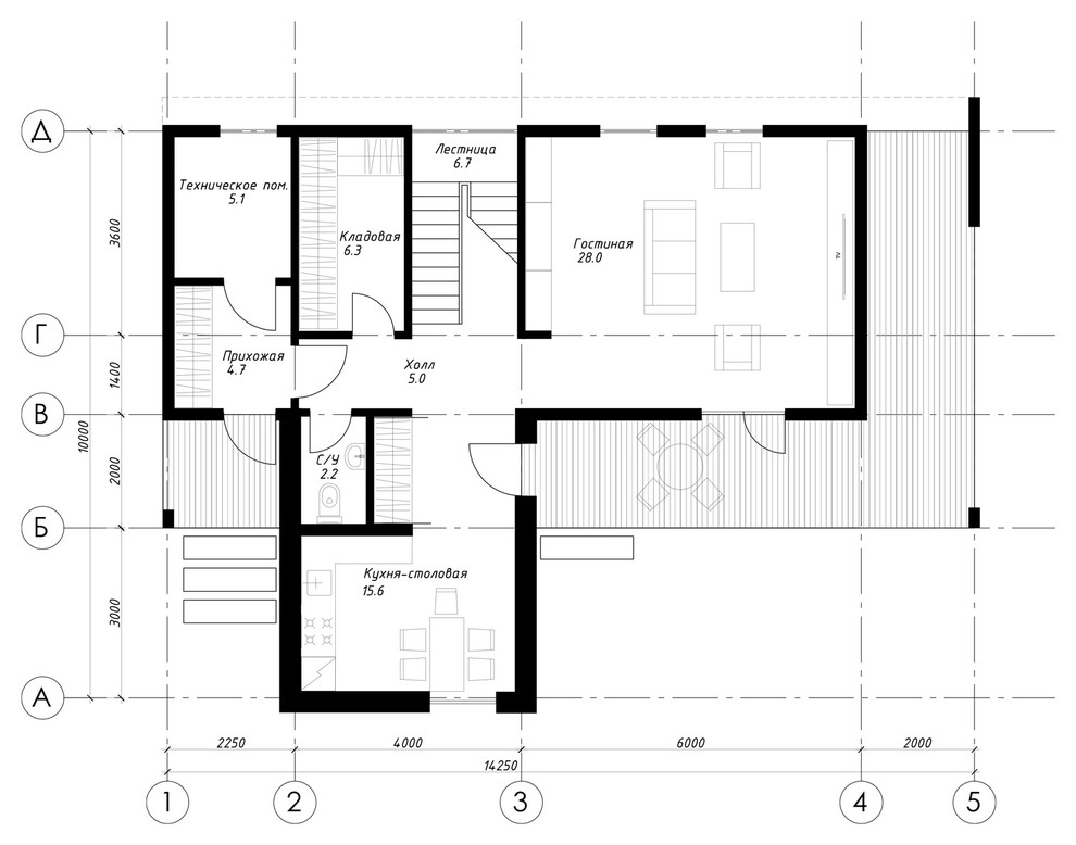 Загородный дом 140 кв. м.