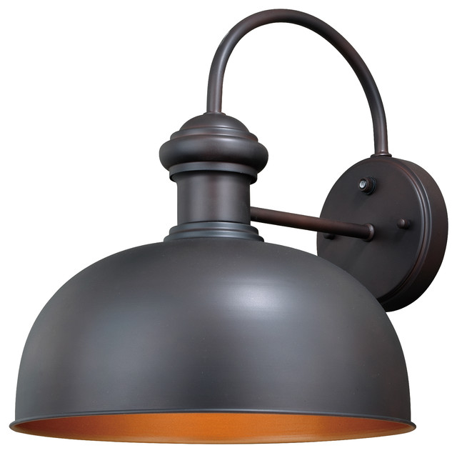 Vaxcel Lighting T0347 Franklin Single Light 15 Tall Outdoor Wall Vaxcel Lighting T0347 Franklin Single Light 15 Tall Outdoor Wall Sconce Farmhouse Lights And Sconces By Buildcom