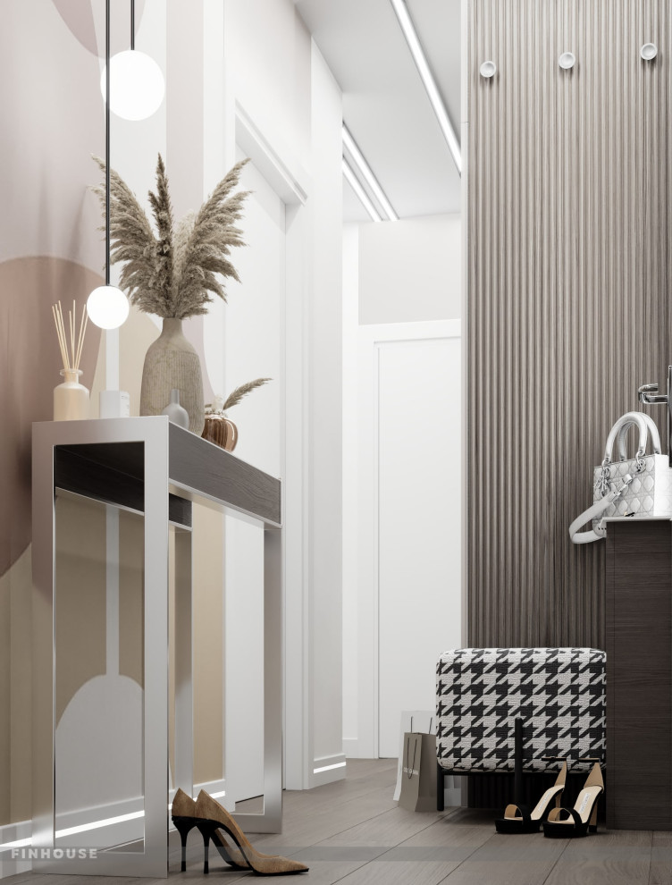 Проект двухкомнатной квартиры (57 м²) в Санкт-Петербурге