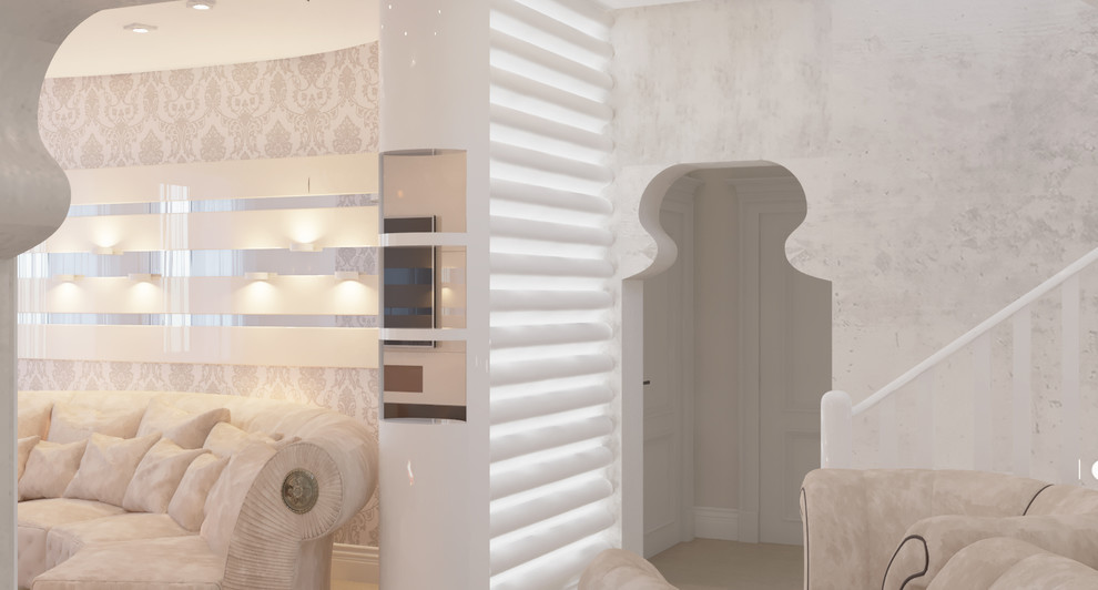 Дизайн-проект частого дома в стиле модерн