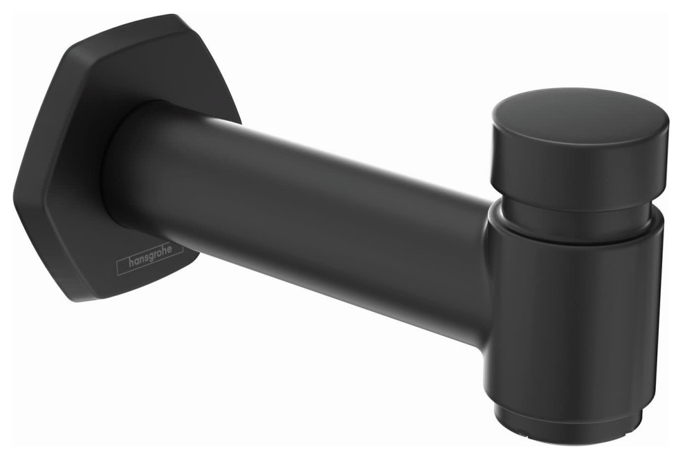 Hansgrohe 04815 Locarno 5-5/8" Integrated Diverter Tub Spout - Matte Black