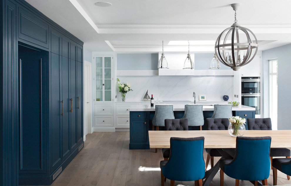 Kitchen - transitional kitchen idea in Dublin