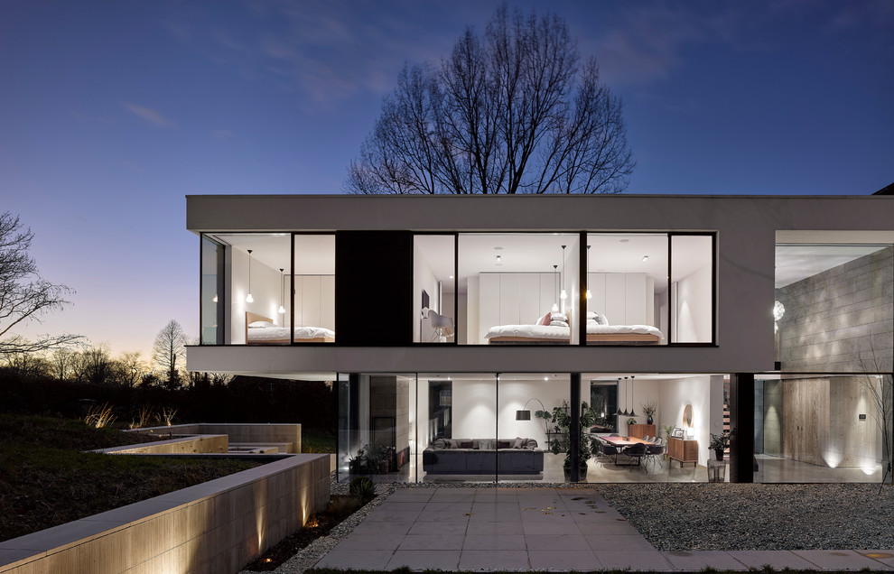 This is an example of a contemporary exterior in Manchester.