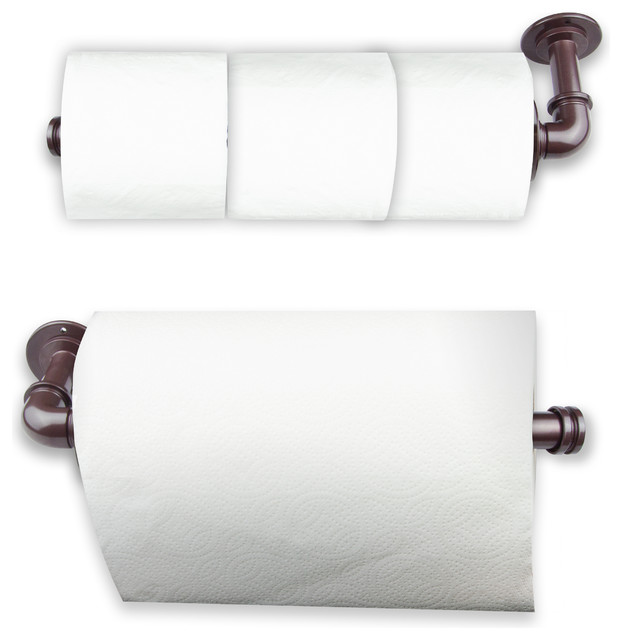 toilet paper and paper towel storage