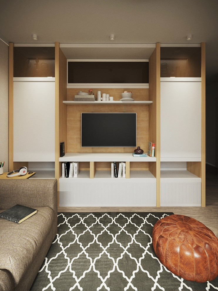 Компактная квартира студия 36.2 кв. м.