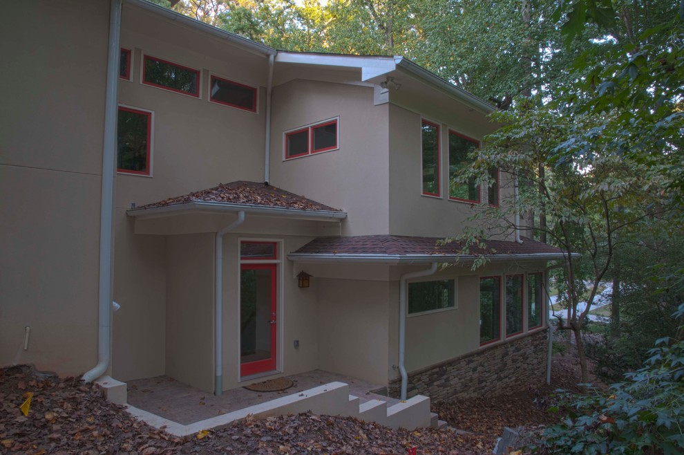 Design ideas for a modern exterior in Atlanta.