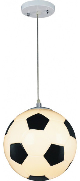 Soccer Ball Light Fixture With Adjustable Cord