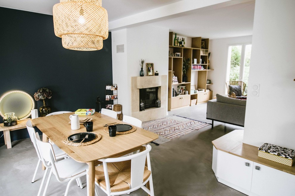 Inspiration pour une salle à manger design.