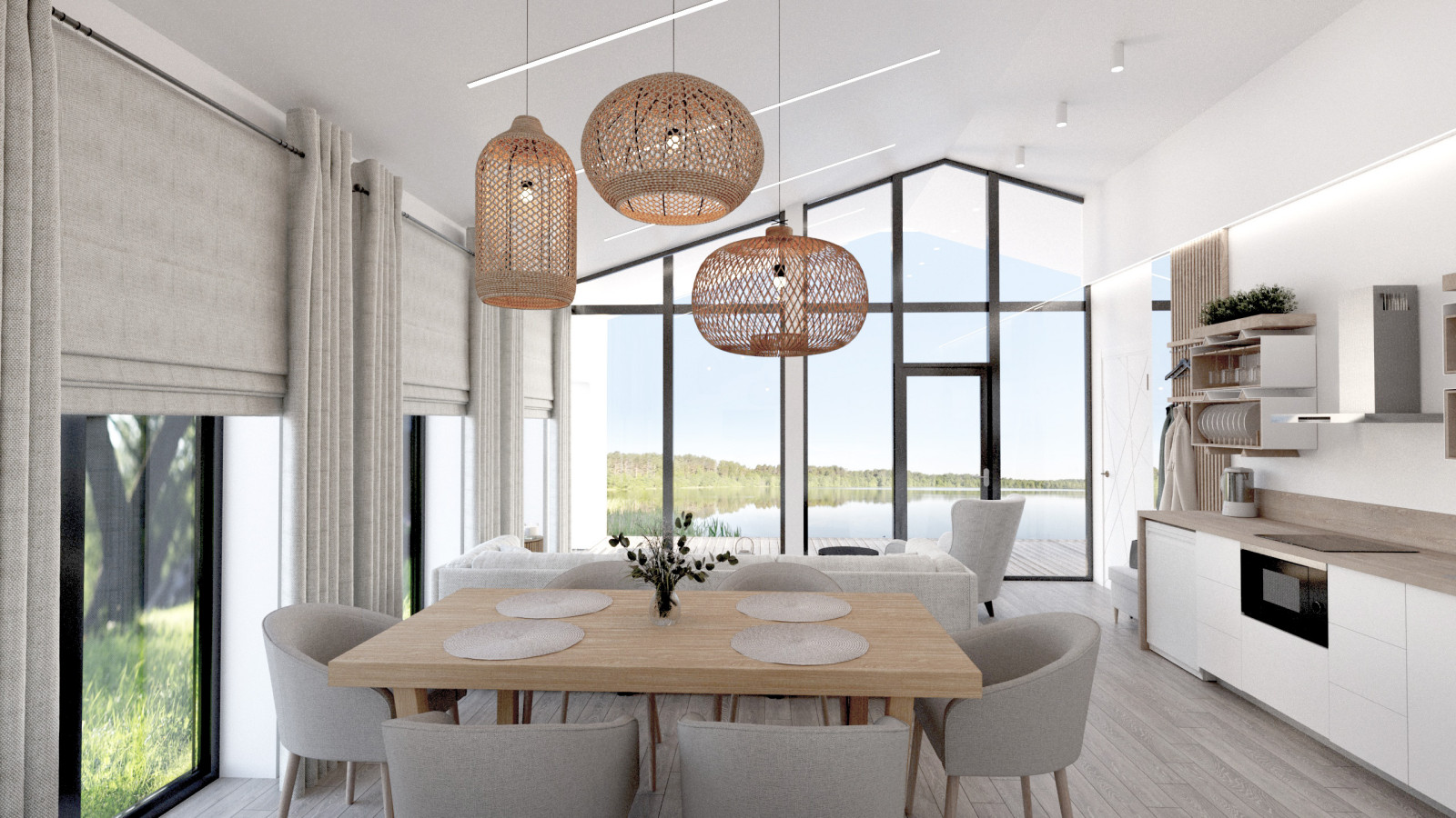 Проект гостевого дома в стиле барнхауз