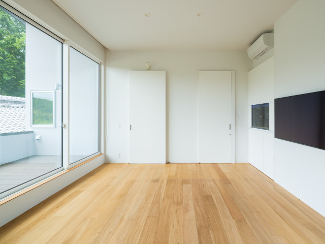 奥大和の家 moderne-japonais-salon