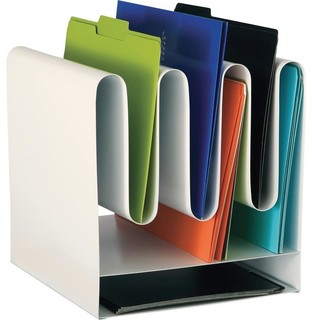 Safco Wave Desktop File Organizers 7 Compartments Contemporary