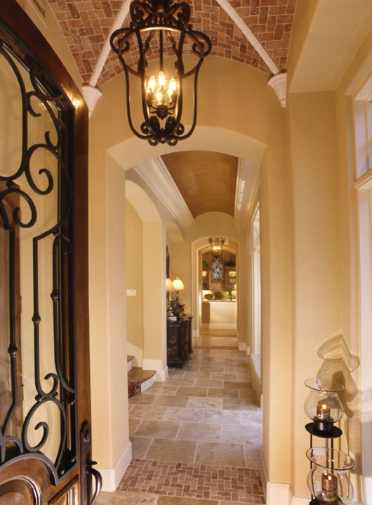 Mountain style entryway photo in Houston