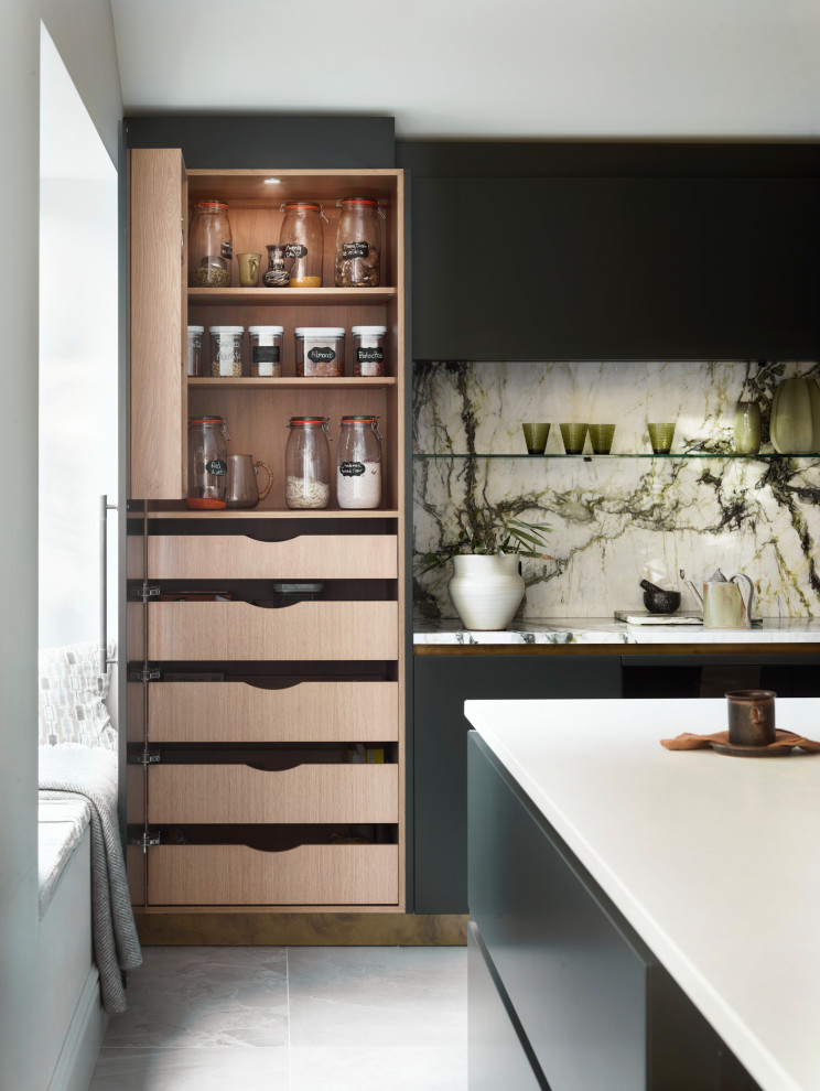 Contemporary kitchen in London.