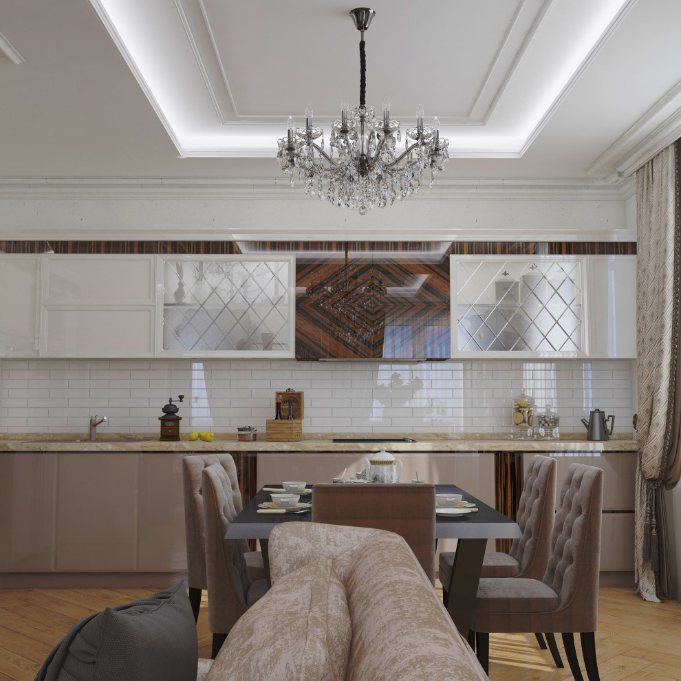 Проект. Интерьер квартиры. Неоклассика (180 кв м)