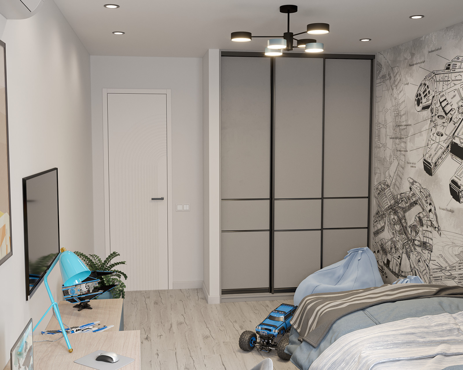 Дизайн проект детской