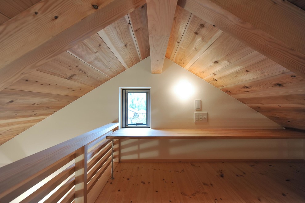 他の地域にある和風のおしゃれなホームオフィス・書斎の写真