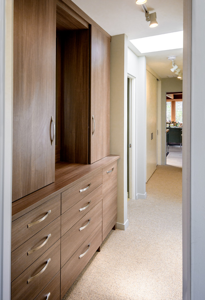 Design ideas for a midcentury storage and wardrobe in Detroit.