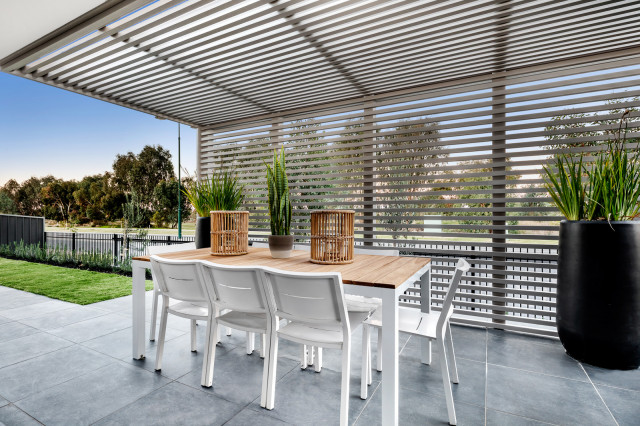 Display Home: Amira maritim-uteplats