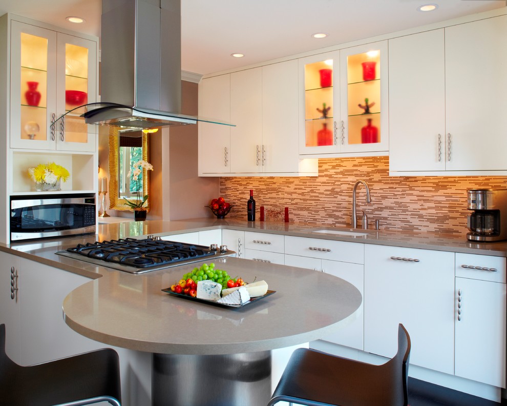 Design ideas for a contemporary kitchen in Minneapolis.