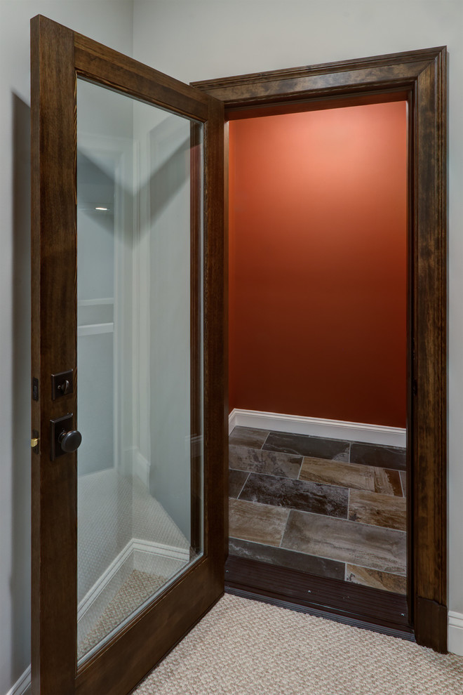 Wine cellar - transitional wine cellar idea in DC Metro