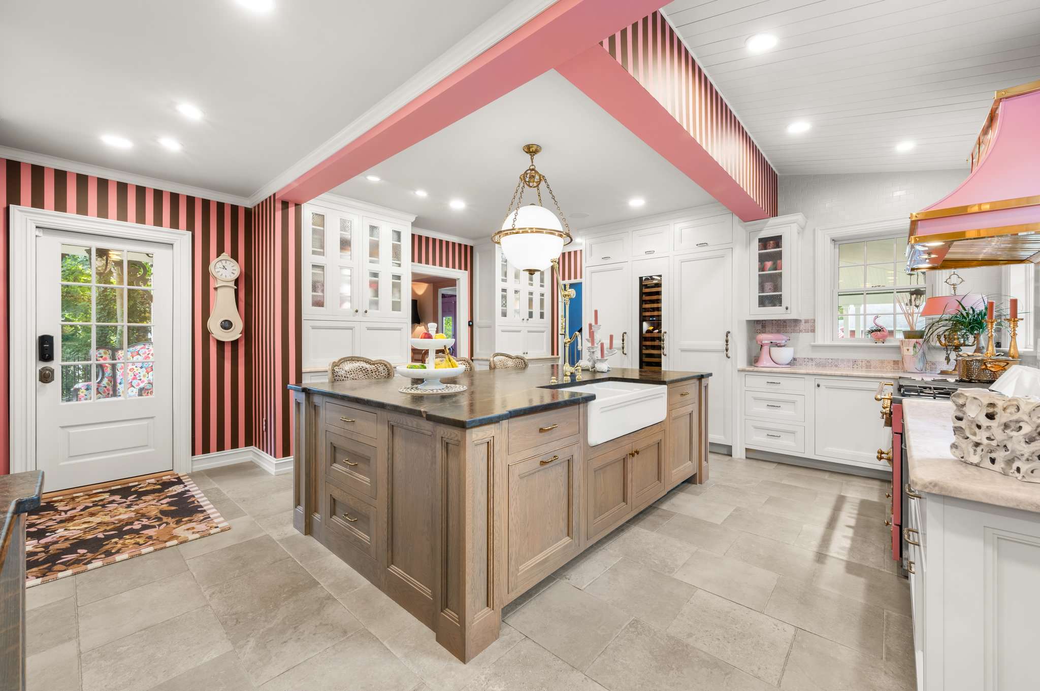 Pretty in Pink Kitchen Before & After