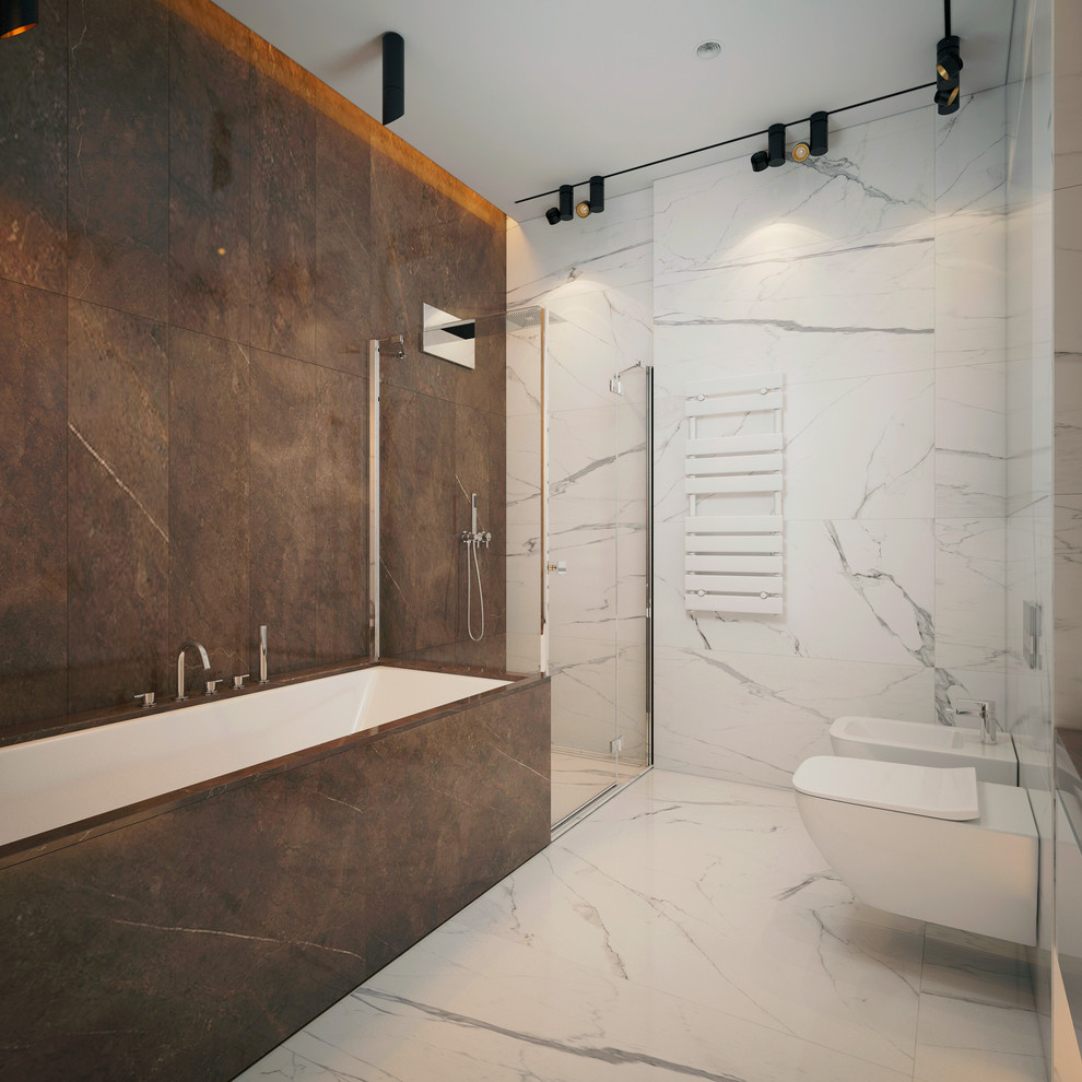 Ред  Сайд - 87 кв.м. современный стиль и темные акценты