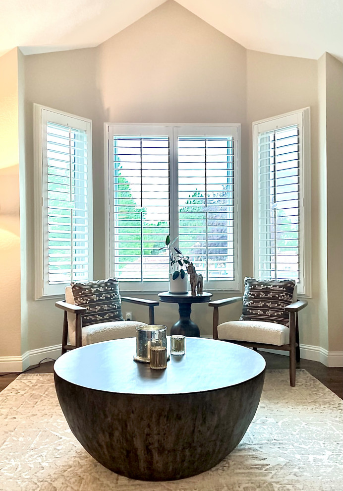 Inspiration for a transitional home design remodel in Denver