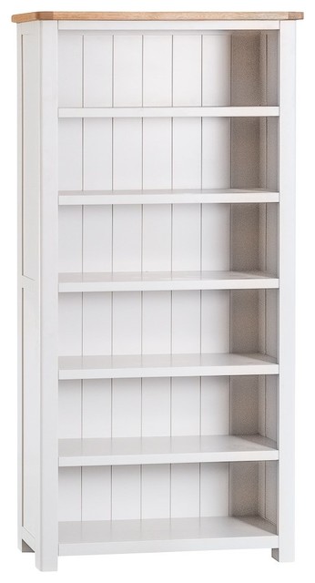 Portland Large Bookcase Country Bookcases By The Furniture Outlet