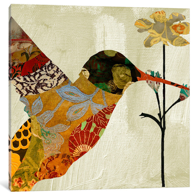iCanvasART Hummingbird at Home I Canvas Print 26 x 26