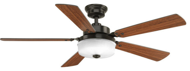 Progress Tempt 52 Five Blade Ceiling Fan Transitional Ceiling