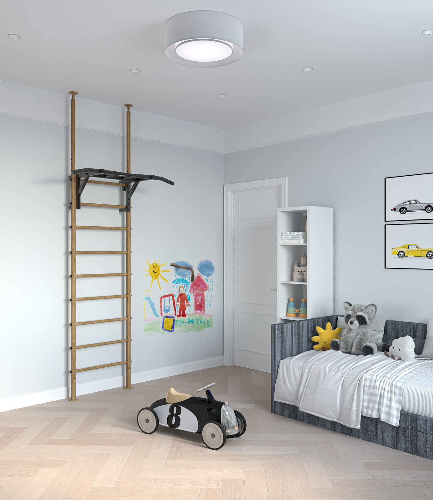 Светлая квартира в "сталинке"