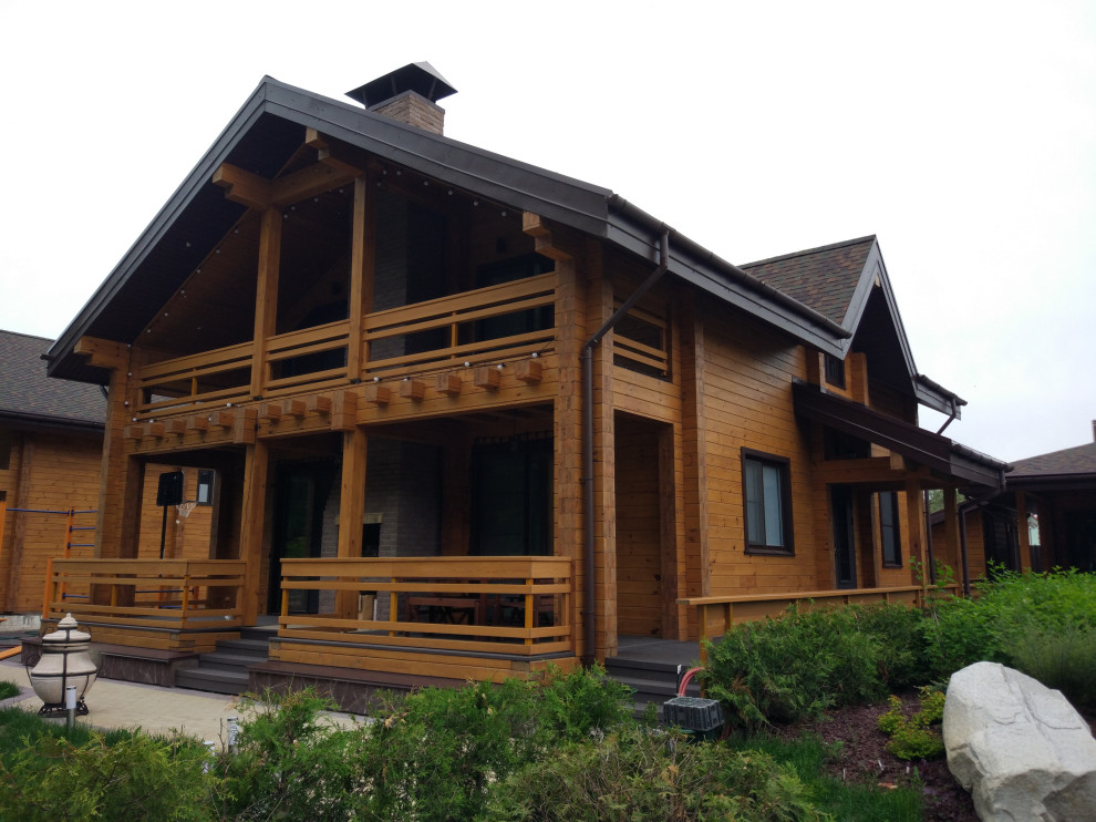 Жилой комплекс - Дом, баня и бассейн