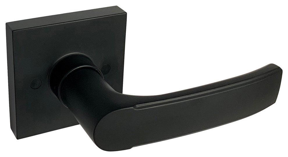 Square Contemporary Door Lever, Style 8048 - Transitional - Door Levers
